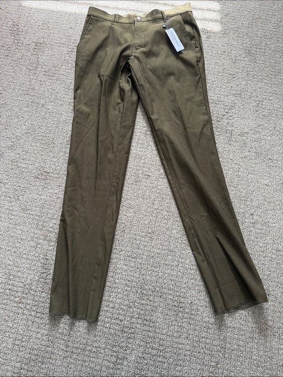Mizzen+Main Other - Mizzen+Main Olive Dress Pants - Slim Straight